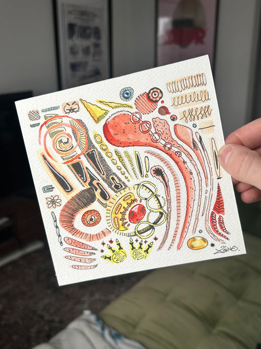 Le dernier oeuf de l'oiseau rouge.