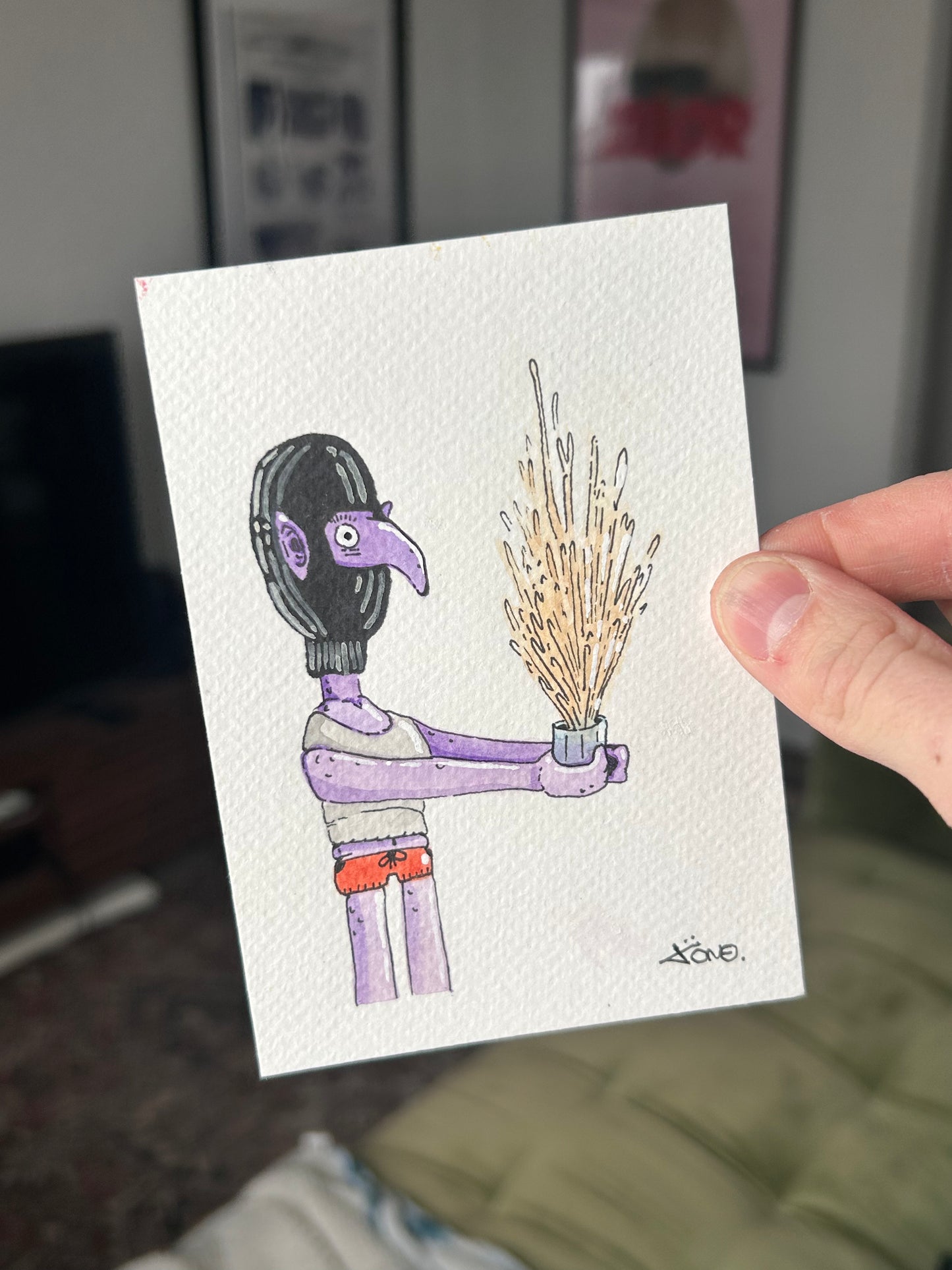 Café explosif; la rédemption mauve.